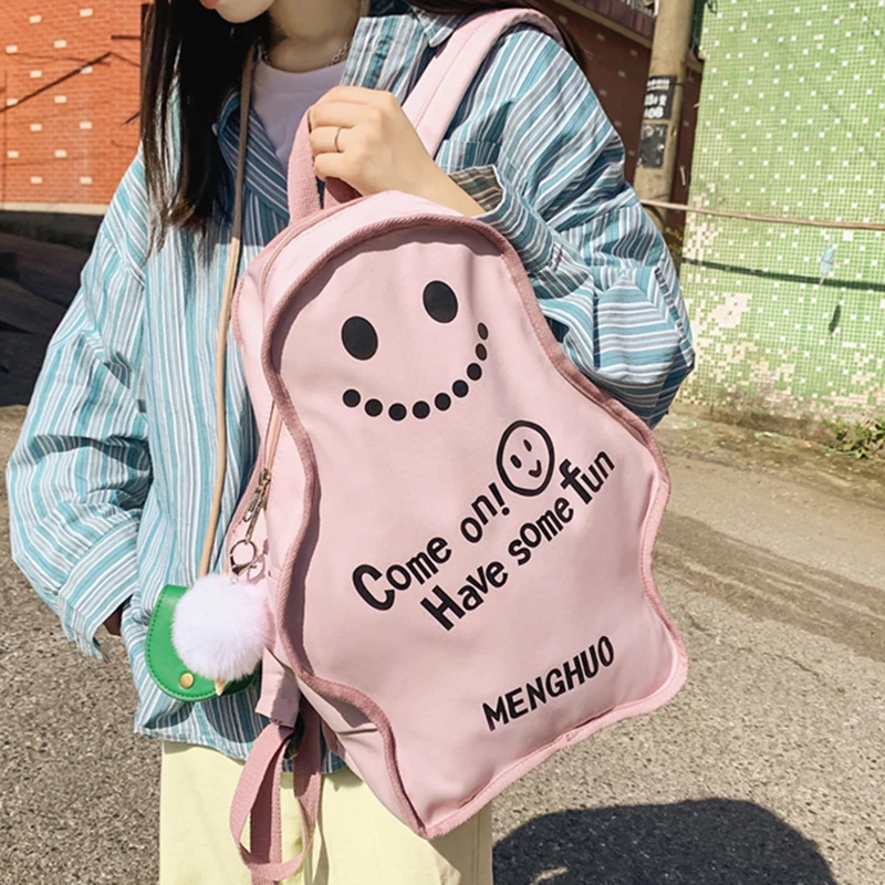 Gingerbread Man Smiling Face Women Backpack Minority Middle School Student Schoolbag Girl And Boy Personality Waterproof Bag
Gingerbread Man Smiling Face Women Backpack Minority Middle School Student Schoolbag Girl And Boy Personality Waterproof Bag