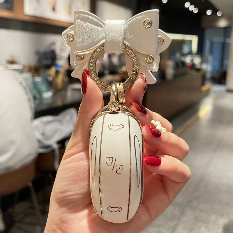 Брелок для автомобильного ключа из ТПУ, умная Обложка для ключа Tesla Model X
Брелок для автомобильного ключа из ТПУ, умная Обложка для ключа Tesla Model X