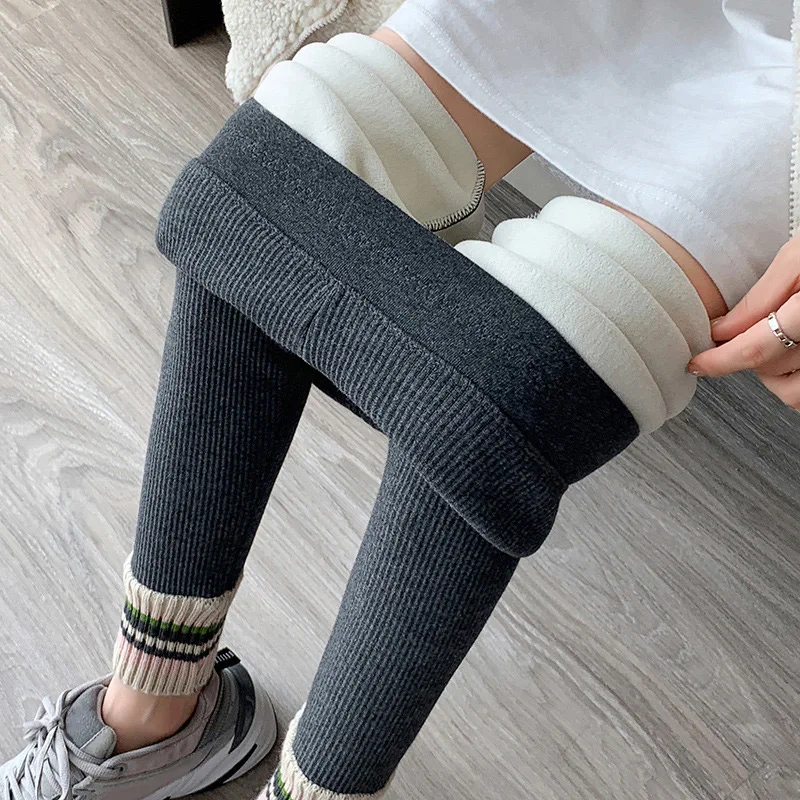 Winter Warm Thick Fleece Knitting Sexy Leggings Women High Waist Thermal Slim Tights Pants Black Grey Stretchy Trousers Leggings
Winter Warm Thick Fleece Knitting Sexy Leggings Women High Waist Thermal Slim Tights Pants Black Grey Stretchy Trousers Leggings