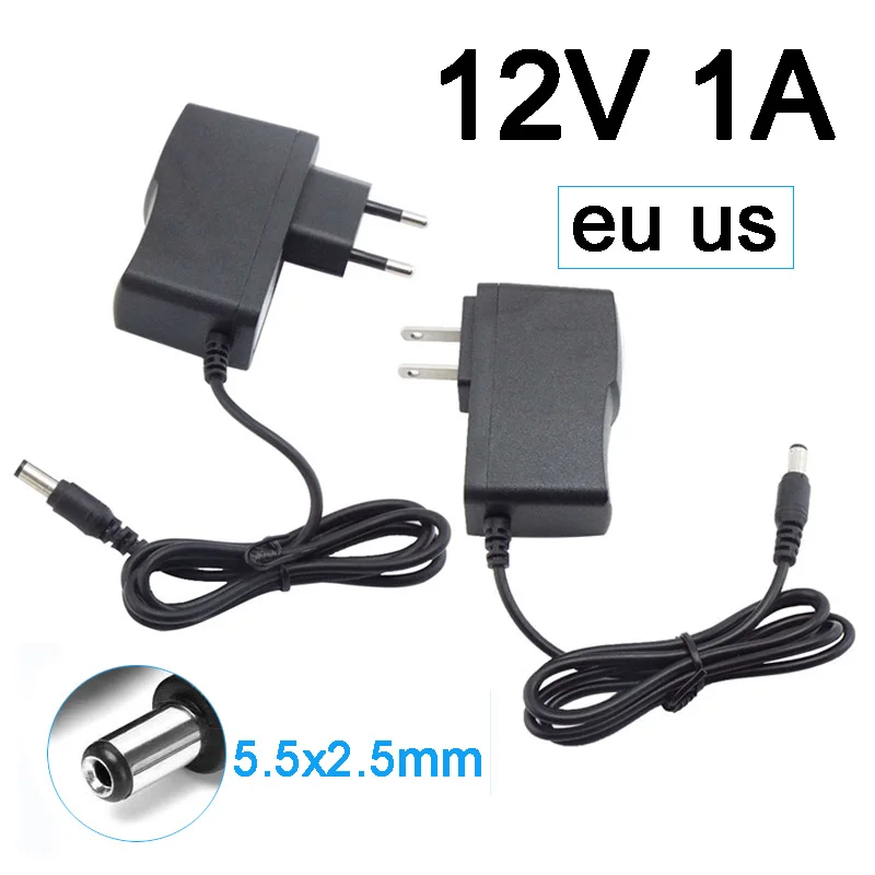 AC 100V-240V DC 1000ma Power Supply Adapter Converter 12V 1A For LED Strip Light CCTV Charger Switch
AC 100V-240V DC 1000ma Power Supply Adapter Converter 12V 1A For LED Strip Light CCTV Charger Switch