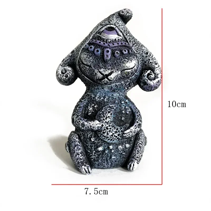 1 Шт. Скульптура Из Смолы: Трехглазое Фантастическое Существо, Статуэтка Инопланетного Эльфа Для Декора Сада И Дома
1 Шт. Скульптура Из Смолы: Трехглазое Фантастическое Существо, Статуэтка Инопланетного Эльфа Для Декора Сада И Дома