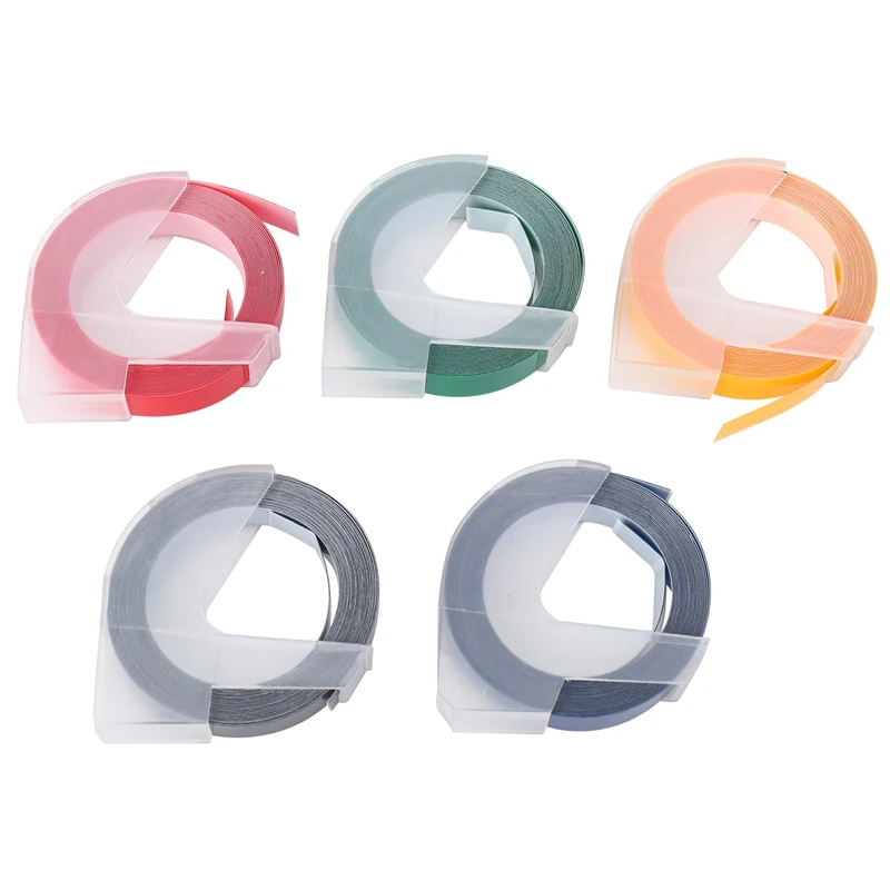 5Pcs 9Mmx For DYMO 3D Plastic Mixed Color Embossed Tape For Embossed Labels For DYMO 1011 1610 1595 15447 12965
5Pcs 9Mmx For DYMO 3D Plastic Mixed Color Embossed Tape For Embossed Labels For DYMO 1011 1610 1595 15447 12965