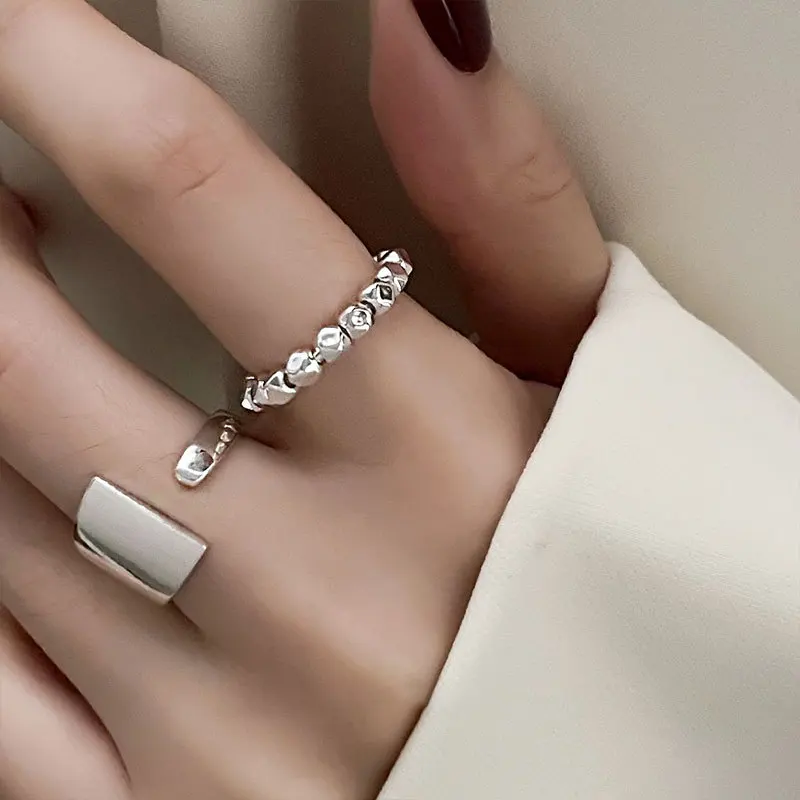 Geometric Silver Personality Wide Unique Stone Adjustable Retro Rings Fine Jewelry for Women Fashion Party Elegant Accessories
Geometric Silver Personality Wide Unique Stone Adjustable Retro Rings Fine Jewelry for Women Fashion Party Elegant Accessories