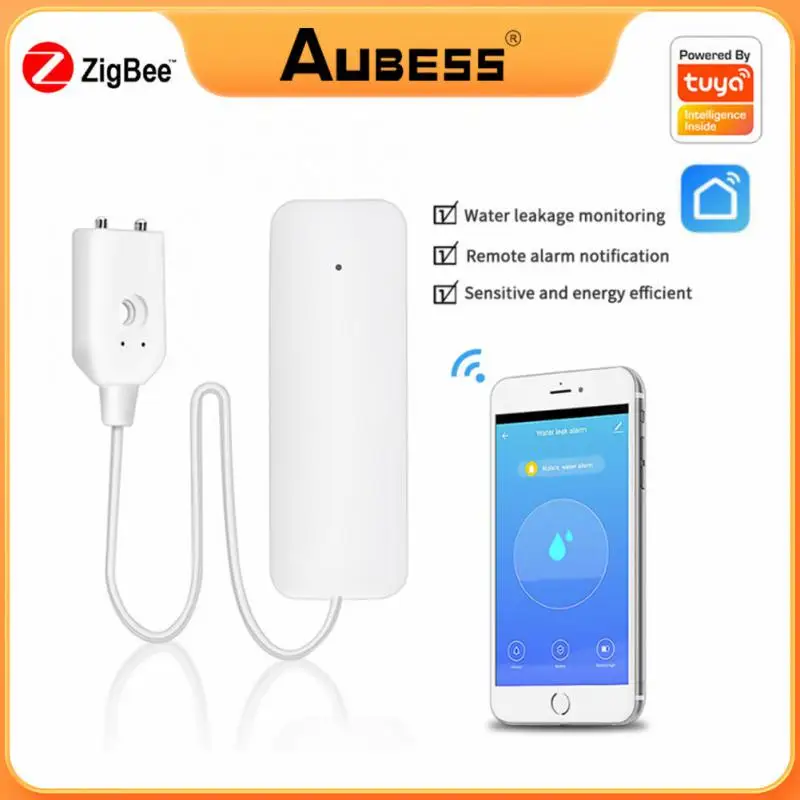Датчик утечки воды Tuya ZigBee, автономный детектор утечки воды для умного дома, система оповещения об переполнении
Датчик утечки воды Tuya ZigBee, автономный детектор утечки воды для умного дома, система оповещения об переполнении