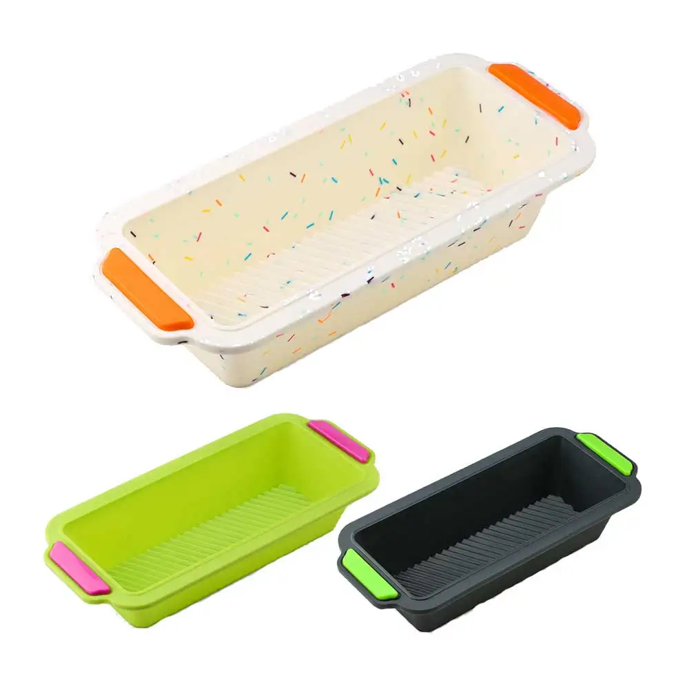 Rectangular Silicone Bread Pan Mold Toast Bread Mold Cake Tray Long Square Cake Mould Bakeware Non-stick Baking Tools
Rectangular Silicone Bread Pan Mold Toast Bread Mold Cake Tray Long Square Cake Mould Bakeware Non-stick Baking Tools