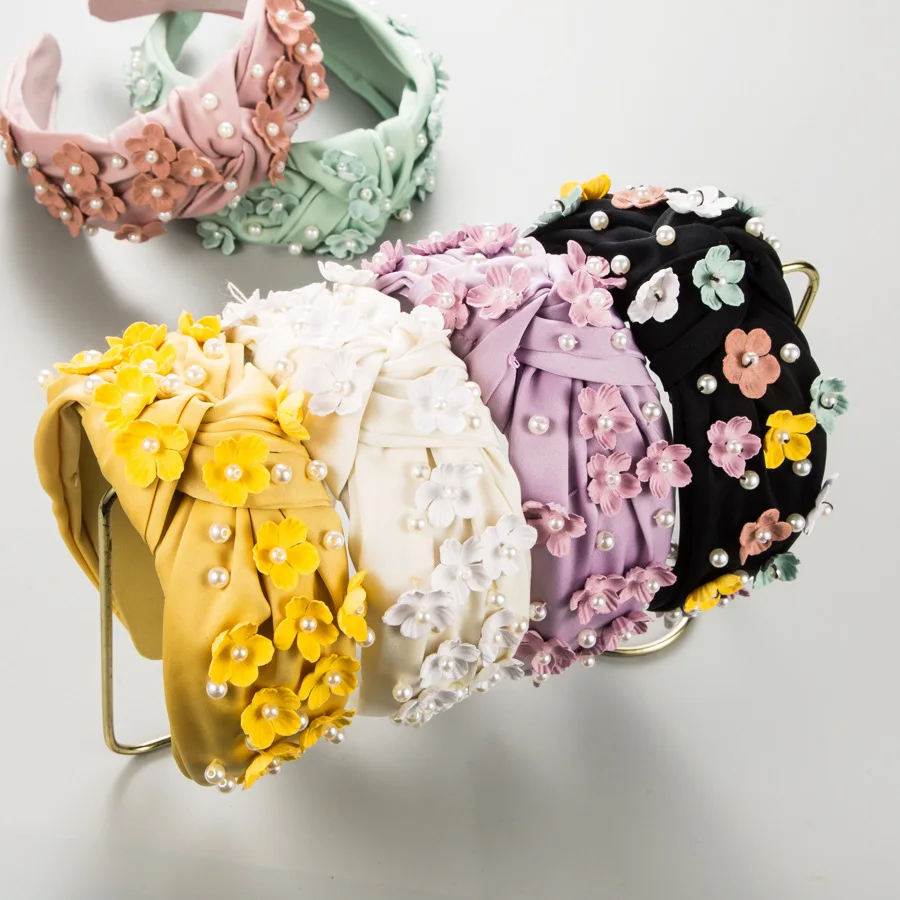 Luxury Baroque Candy Color Leather Fabric Hair band Flower Pearl Headband Women Knotted Fashion Hair Accessories Headwear Girls
Luxury Baroque Candy Color Leather Fabric Hair band Flower Pearl Headband Women Knotted Fashion Hair Accessories Headwear Girls