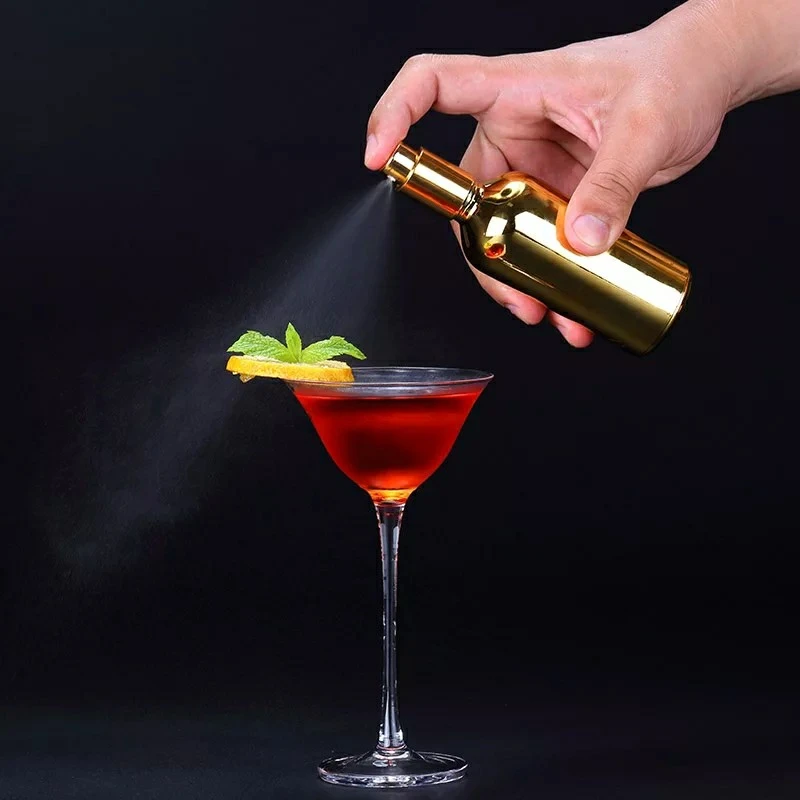100ml Silver & Golden Plated Glass Bitters Spray & Flame Cocktail Spray Bottle Wine Cocktail Bartender Glass Sprayer Bar Tools
100ml Silver & Golden Plated Glass Bitters Spray & Flame Cocktail Spray Bottle Wine Cocktail Bartender Glass Sprayer Bar Tools
