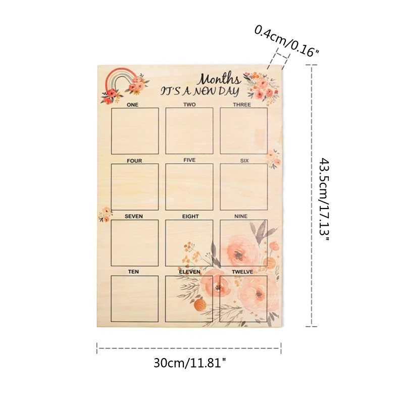 57EE Baby Monthly Milestone Card Signs Pregnancy Keepsake Growth Record Photo Card
57EE Baby Monthly Milestone Card Signs Pregnancy Keepsake Growth Record Photo Card
