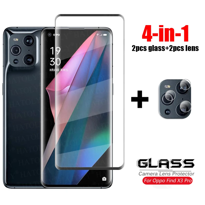 4-in-1 Glass on Find X3 Pro Tempered Glass 3D Full Curved Cover Glass For Oppo Find X3 Pro Neo Phone Screen Protector Lens Film
4-in-1 Glass on Find X3 Pro Tempered Glass 3D Full Curved Cover Glass For Oppo Find X3 Pro Neo Phone Screen Protector Lens Film