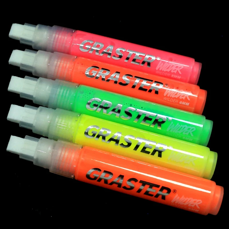 GRASTER 50ml Graffiti Flowing Paint Marker Pen Round head 8mm/10mm/18mm Large capacity color Acrylic marker highlighter
GRASTER 50ml Graffiti Flowing Paint Marker Pen Round head 8mm/10mm/18mm Large capacity color Acrylic marker highlighter