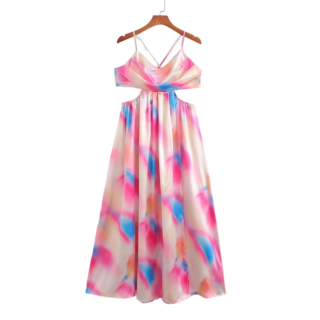 HDIMM Fashion Women Print Dresses 2023 Summer Hollow Out Lace-up Backless Dresses Ladies Chic Casual Loose Pink Dresses New In
HDIMM Fashion Women Print Dresses 2023 Summer Hollow Out Lace-up Backless Dresses Ladies Chic Casual Loose Pink Dresses New In