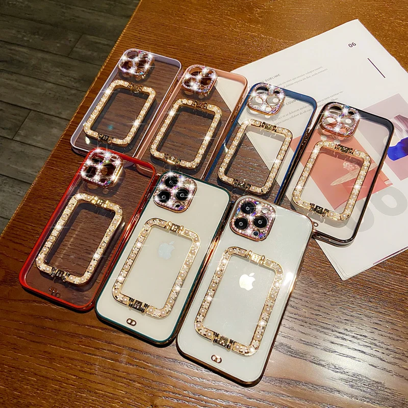 Phone Case iPhone 12 11 Pro Max Flower Pearl Square Buckle Stand iPhone 13 Pro Max 12 Pro Flower Pearl Fashion Phone Case
Phone Case iPhone 12 11 Pro Max Flower Pearl Square Buckle Stand iPhone 13 Pro Max 12 Pro Flower Pearl Fashion Phone Case