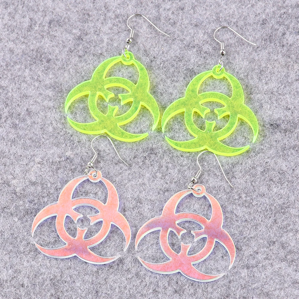 New Laser Discolor Geometric Acrylic Earrings Hollow Neon Transparent Green Symbol Trendy Women's Earrings 2023 Jewelry Gifts
New Laser Discolor Geometric Acrylic Earrings Hollow Neon Transparent Green Symbol Trendy Women's Earrings 2023 Jewelry Gifts