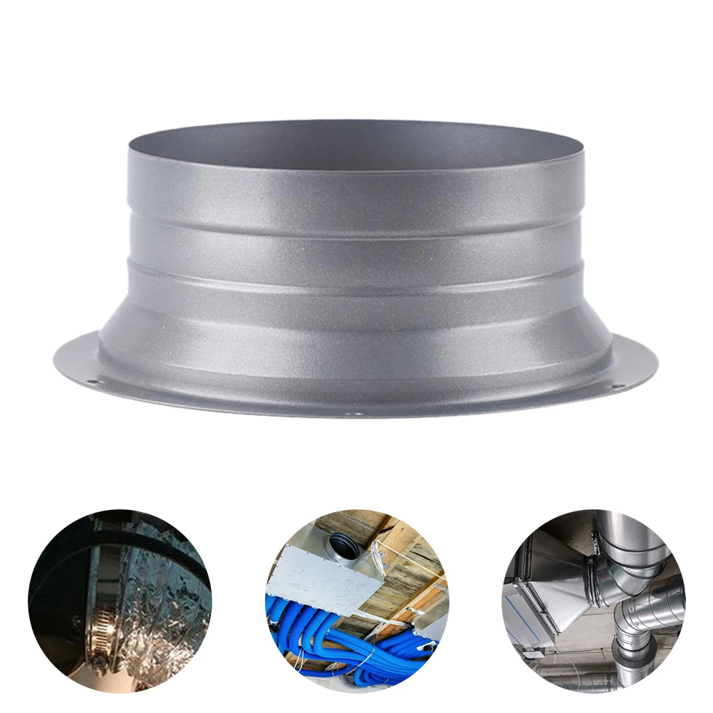 7 Sizes Metal Flange Duct Fan Hose Connector Air Ventilation Adapter For Kitchen Hood Ventilator Pipe Connecting Exhaust Outlet
7 Sizes Metal Flange Duct Fan Hose Connector Air Ventilation Adapter For Kitchen Hood Ventilator Pipe Connecting Exhaust Outlet