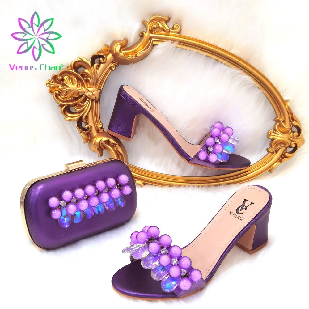 Purple Color Wedding Clutch Bag Match African Women Shoes and Bag Matching Set Italian Shoes and Bag Match To Party
Purple Color Wedding Clutch Bag Match African Women Shoes and Bag Matching Set Italian Shoes and Bag Match To Party