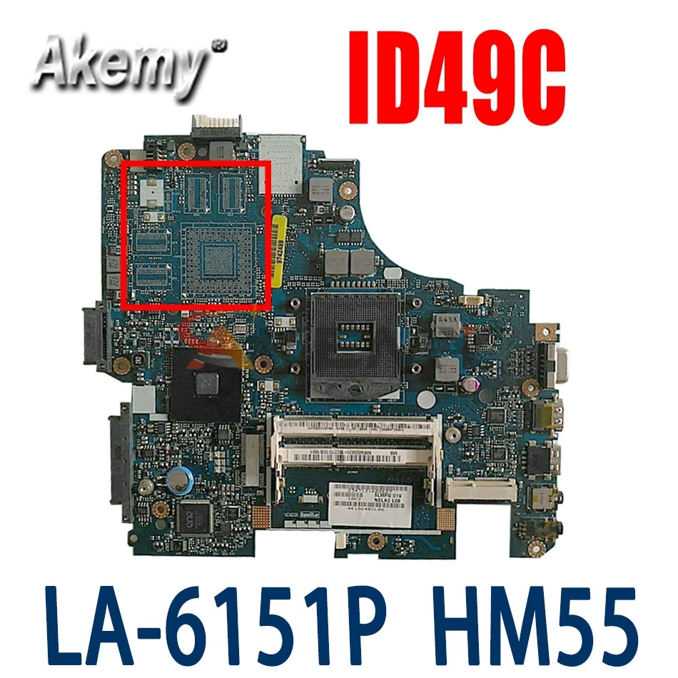 Akemy Laptop motherboard For ACER ID49C Mainboard NELA0 LA-6151P MBWM902001 HM55
Akemy Laptop motherboard For ACER ID49C Mainboard NELA0 LA-6151P MBWM902001 HM55