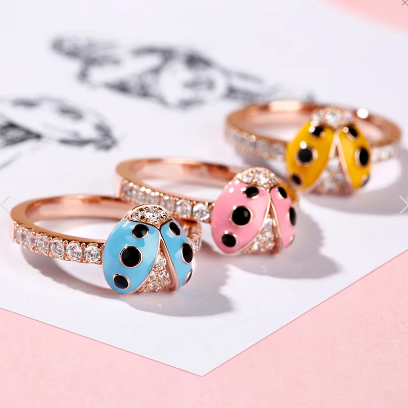Fashion Lovely Rhinestones Red Pink Blue Ladybug Open Adjustable Finger Copper Rings for Women Girls Party Fashion Jewelry
Fashion Lovely Rhinestones Red Pink Blue Ladybug Open Adjustable Finger Copper Rings for Women Girls Party Fashion Jewelry