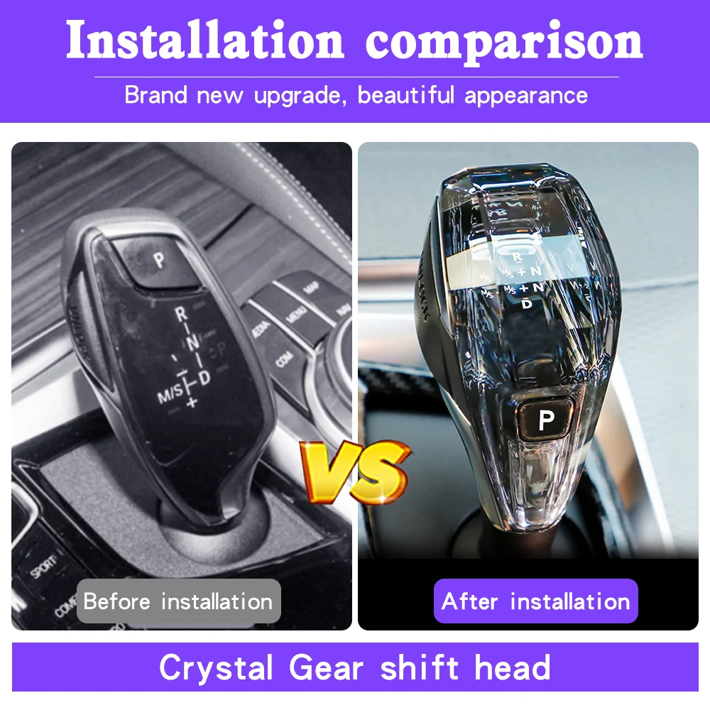 Crystal 3-Piece Set Gear Shift Knob for BMW G02 G08 G12 5Series G30 G32 F02 F10 F12 F13 F15 F18 F22 F25 F30 F32 E70 E71 Gear Rod
Crystal 3-Piece Set Gear Shift Knob for BMW G02 G08 G12 5Series G30 G32 F02 F10 F12 F13 F15 F18 F22 F25 F30 F32 E70 E71 Gear Rod