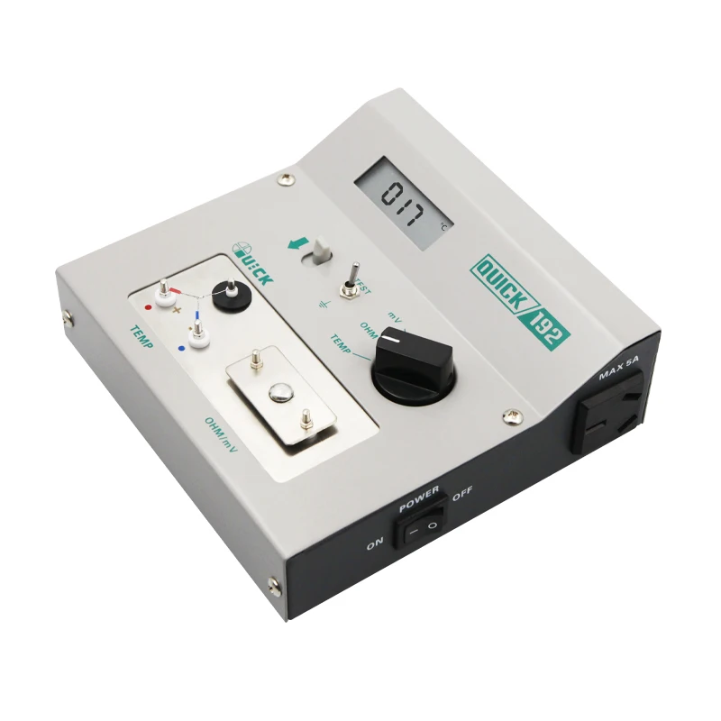 Soldering iron tester Quick Intelligent 192 temperature tester for soldering temperature,voltage,resistance LCD fast measurement
Soldering iron tester Quick Intelligent 192 temperature tester for soldering temperature,voltage,resistance LCD fast measurement