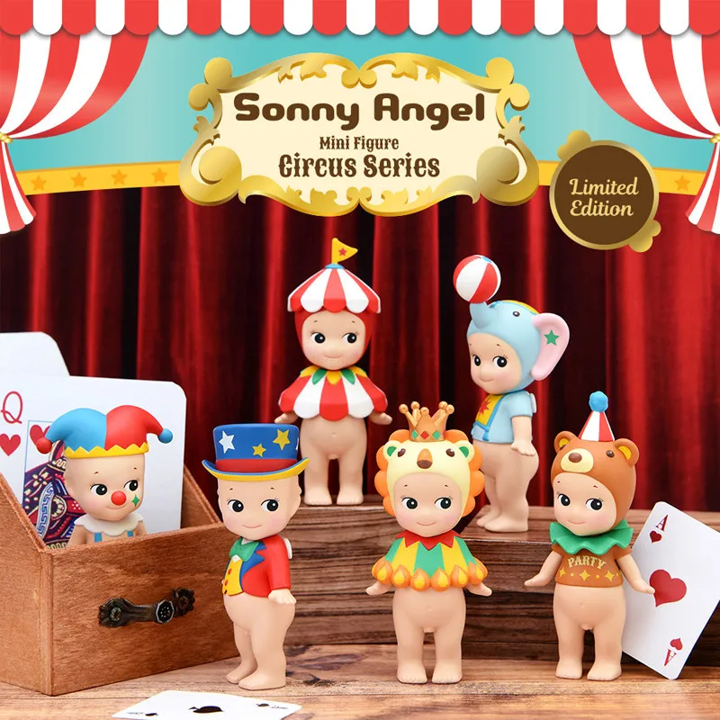 

Sonny Angel Blind Box Circus Troupe Welcome To The Circus Series Mystery Box Toys Guess Bag Doll Surprise Box Anime Figure Gift