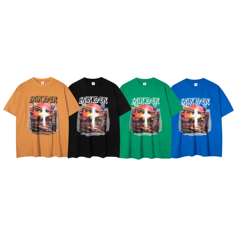 American retro airplane urban short-sleeved T-shirt 2022 summer niche ins original hip-hop loose top
American retro airplane urban short-sleeved T-shirt 2022 summer niche ins original hip-hop loose top