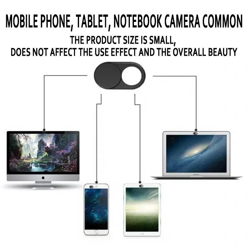 6 Pcs! Webcam Cover Metal Material Universal Camera Protective Sticker Phone Privacy Sticker Support iPad Cellphone Laptop
6 Pcs! Webcam Cover Metal Material Universal Camera Protective Sticker Phone Privacy Sticker Support iPad Cellphone Laptop