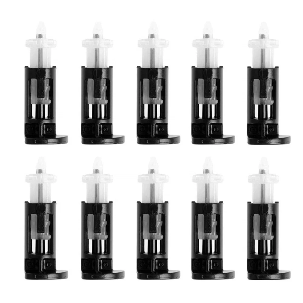 Пластиковый монтажный зажим для 4-сторонних кулеров для процессора 1155 775, крепление для радиатора процессора, быстрое крепление для вентилятора, 10 шт.