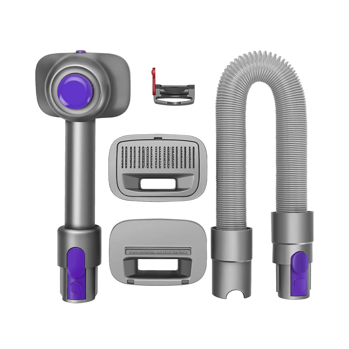 2-In-1 Dog Grooming and Deshedding Vacuum Brush Kit for V7 V8 V10 V11 V12 V15 Vaccum Cleaner for Dog and Hair
2-In-1 Dog Grooming and Deshedding Vacuum Brush Kit for V7 V8 V10 V11 V12 V15 Vaccum Cleaner for Dog and Hair