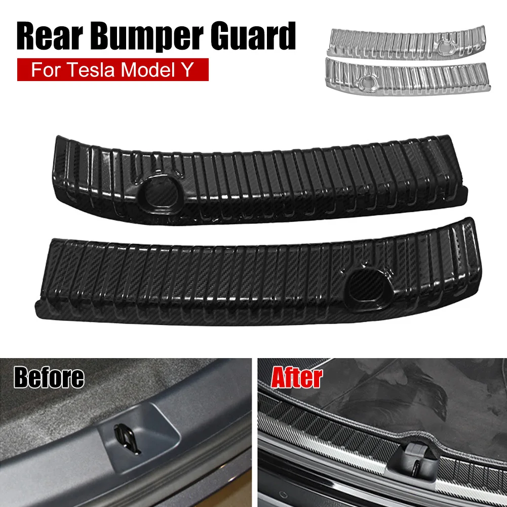 2pcs Car Rear Trunk Sill Cover Auto Rear Bumper Foot Plate Trunk Door Sill Guard Protector Cover For Tesla Model Y 2021-2022
2pcs Car Rear Trunk Sill Cover Auto Rear Bumper Foot Plate Trunk Door Sill Guard Protector Cover For Tesla Model Y 2021-2022