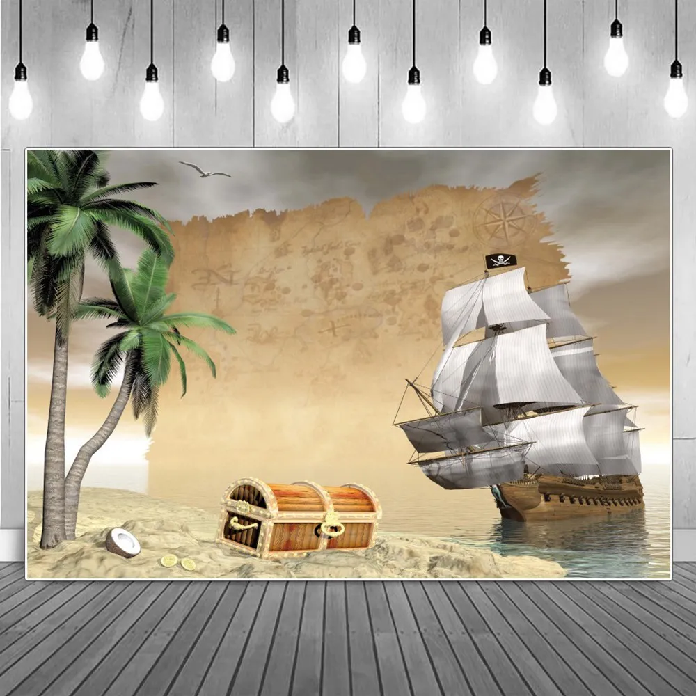 Pirate Island Treasure Map Birthday Photography Backdrops Boy Adventure Party Decoration Photographic Backgrounds Portrait Props
Pirate Island Treasure Map Birthday Photography Backdrops Boy Adventure Party Decoration Photographic Backgrounds Portrait Props
