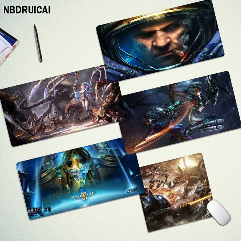 Красивый игровой коврик для мыши StarCraft из натурального каучука, Настольный коврик, размер для игр, Мир танков, CS GO Zelda
Красивый игровой коврик для мыши StarCraft из натурального каучука, Настольный коврик, размер для игр, Мир танков, CS GO Zelda