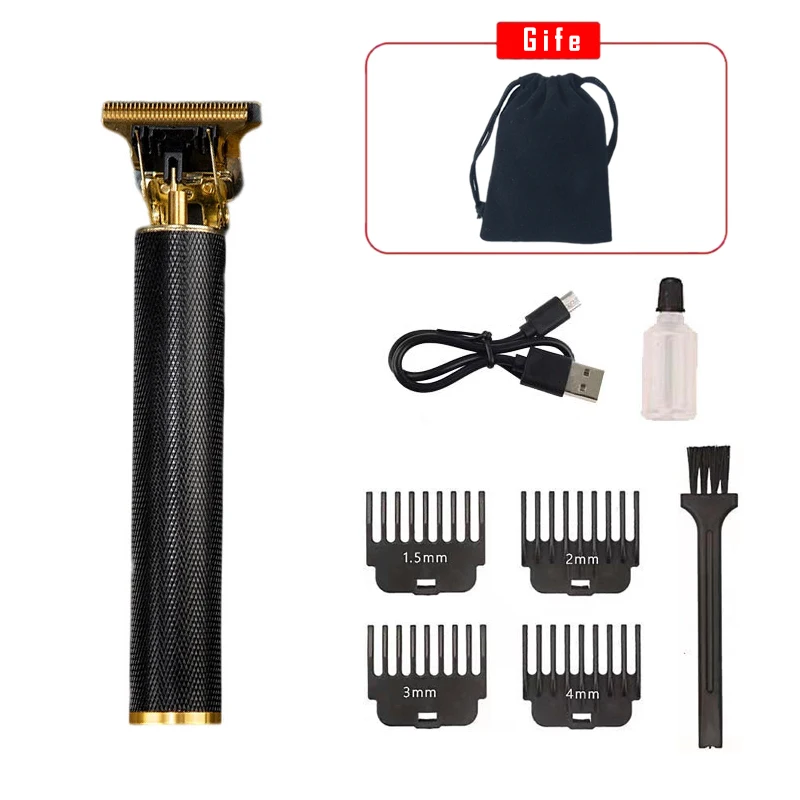 Vintage T9 0mm Cordless Beard Hair Trimmer Professional Razors Electric Shaver Clipper For Men Hair Cutting Machine Barber
Vintage T9 0mm Cordless Beard Hair Trimmer Professional Razors Electric Shaver Clipper For Men Hair Cutting Machine Barber
