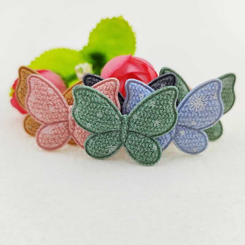 300Pcs/Lot Wholesale Two Size Snowflake Butterfly Padded Appliques For Craft Clothes Sewing Supplies DIY Hair Clip Accessories
300Pcs/Lot Wholesale Two Size Snowflake Butterfly Padded Appliques For Craft Clothes Sewing Supplies DIY Hair Clip Accessories