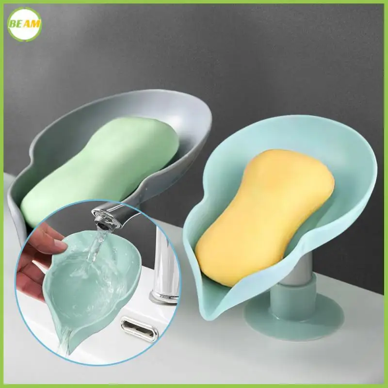 Lotus Leaf Toilet Soap Non-slip Laundry Box Creative Plastic Soap Rack Bathroom Gadge Drain Suction Tray Soap Holder Box
Lotus Leaf Toilet Soap Non-slip Laundry Box Creative Plastic Soap Rack Bathroom Gadge Drain Suction Tray Soap Holder Box