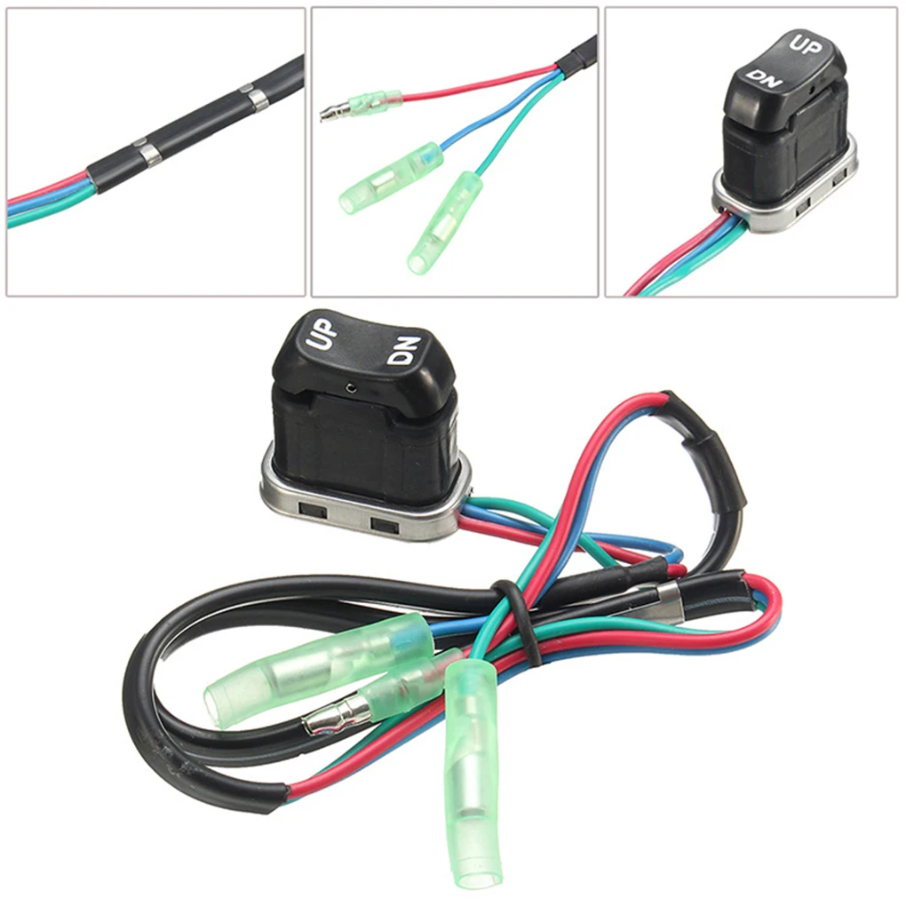 Plastic Tilt Trim Switch Wear-resistant lightweight Remote Controller Rustproof Push Button 4 Stroke Outboard Motor
Plastic Tilt Trim Switch Wear-resistant lightweight Remote Controller Rustproof Push Button 4 Stroke Outboard Motor