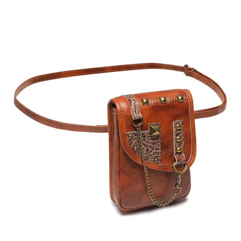 Chikage Vintage Exquisite Phone Fanny Pack Women's Crossbody Bag Euramerican Fashion Small Square Bag Peraonality Leather Bag
Chikage Vintage Exquisite Phone Fanny Pack Women's Crossbody Bag Euramerican Fashion Small Square Bag Peraonality Leather Bag