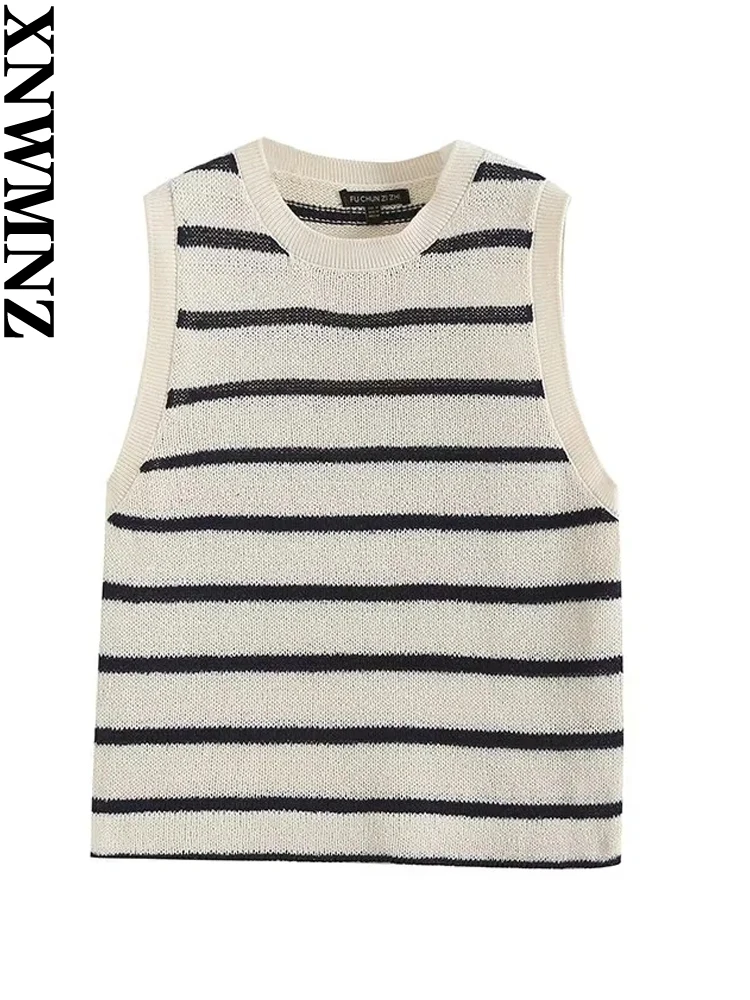 XNWMNZ Women's Fashion 2023 Textured Stripe Crop Knitted Tank Top Women O Neck Sleeveless Casual Versatile Female Chic Vest
XNWMNZ Women's Fashion 2023 Textured Stripe Crop Knitted Tank Top Women O Neck Sleeveless Casual Versatile Female Chic Vest