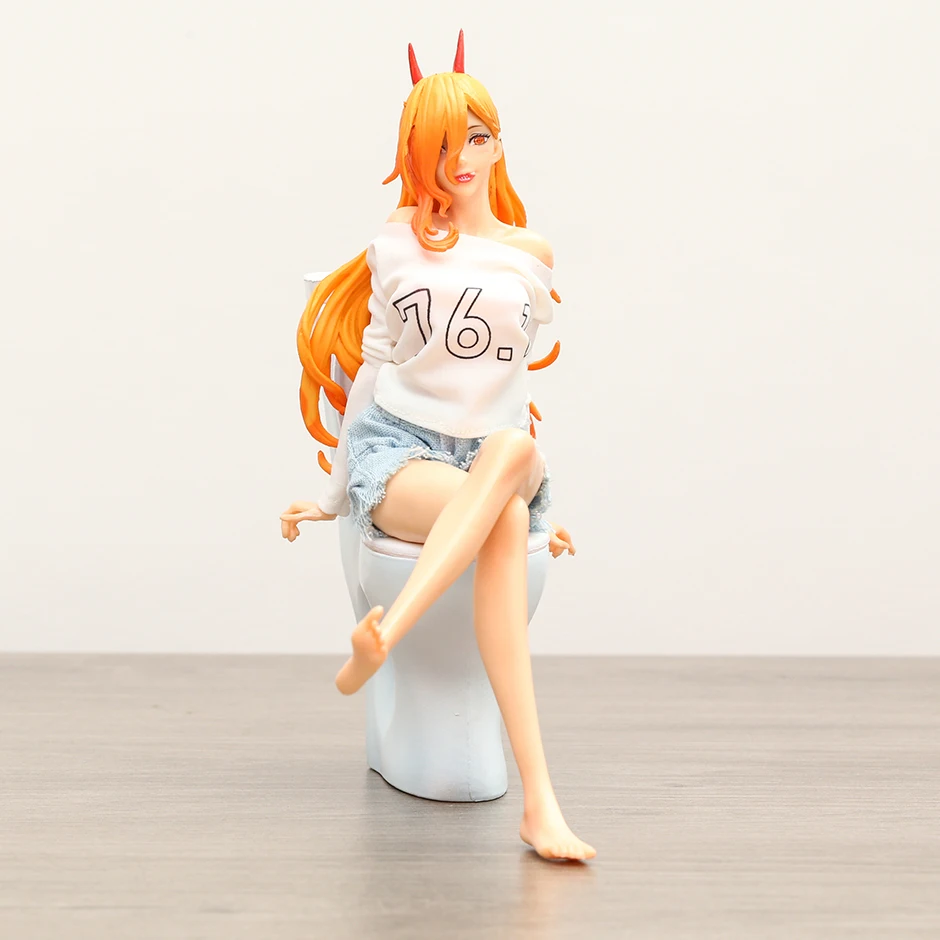 Anime Chainsaw Man Power Toilet Brinquedos Decoration Figure Model Toy 
Anime Chainsaw Man Power Toilet Brinquedos Decoration Figure Model Toy