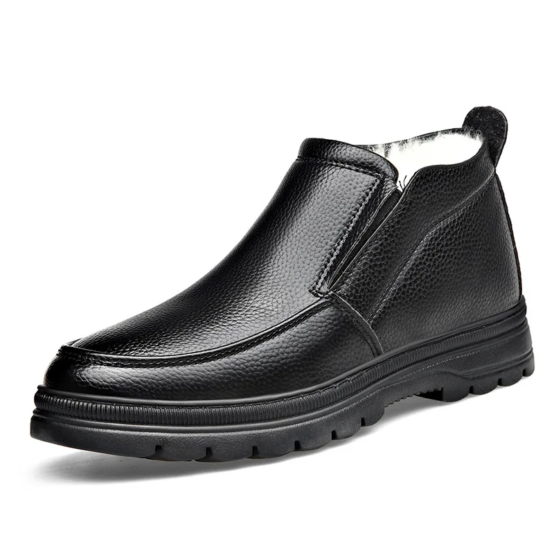 Men Boots Leather Wool Lining Winter Super Keep Warm Outdoor Ankle Boots Snow Boots Men's Casual Shoes
Men Boots Leather Wool Lining Winter Super Keep Warm Outdoor Ankle Boots Snow Boots Men's Casual Shoes
