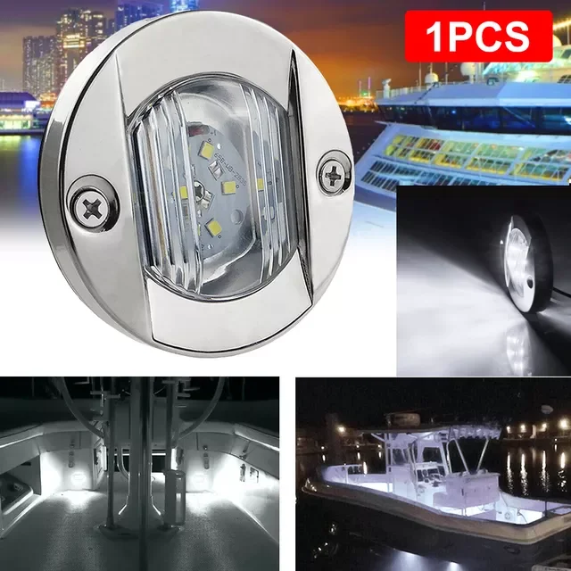 Boat Lights DC 12V /24V Marine Transom LED Stern Light Round ABS White LED Tail Lamp Boat Yacht Accessories Blue Taillights
Boat Lights DC 12V /24V Marine Transom LED Stern Light Round ABS White LED Tail Lamp Boat Yacht Accessories Blue Taillights