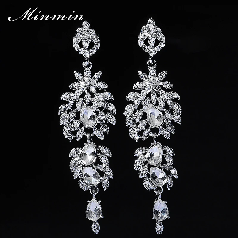 Minmin Свадебные Серьги серебряного цвета с кристаллами для женщин корейская мода цветок Длинные свадебные серьги 2022 ювелирные изделия EH2002
Minmin Свадебные Серьги серебряного цвета с кристаллами для женщин корейская мода цветок Длинные свадебные серьги 2022 ювелирные изделия EH2002