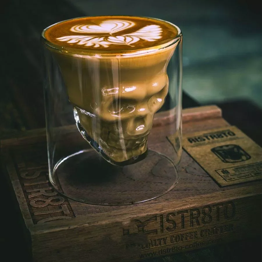 2022New skull Coffee milk tea cup cocktail glass Double transparent Beer wine whisky vodka water glasses tumbler Bar accessories
2022New skull Coffee milk tea cup cocktail glass Double transparent Beer wine whisky vodka water glasses tumbler Bar accessories