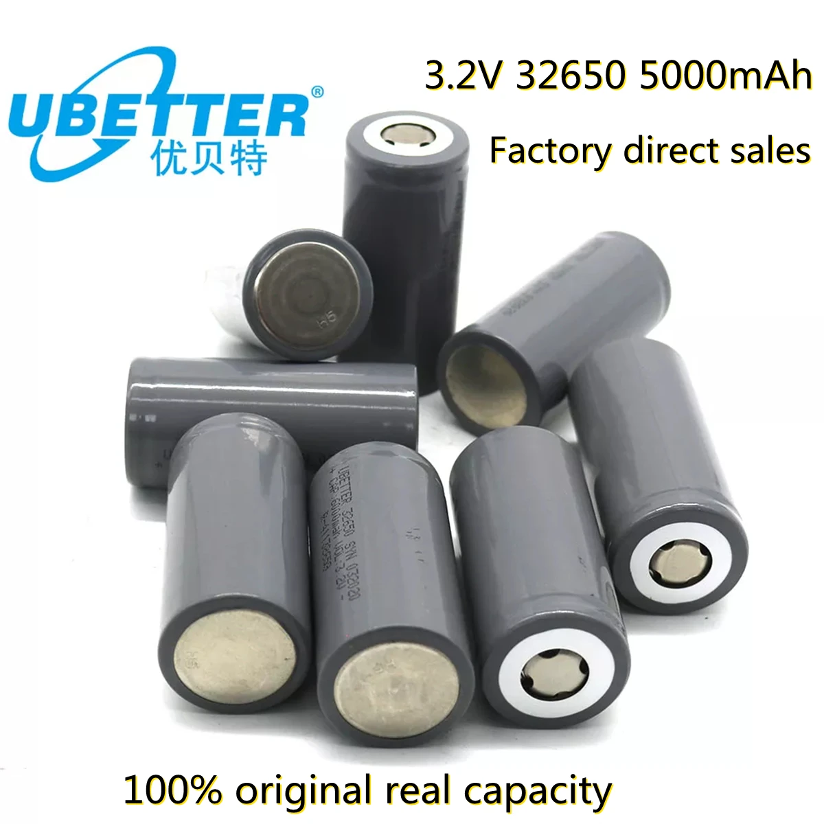 32650 battery 3.2V 5000mAh lifepo4 rechargeable battery for Solar Panel Outdoor Garden Lights/Alarm
32650 battery 3.2V 5000mAh lifepo4 rechargeable battery for Solar Panel Outdoor Garden Lights/Alarm
