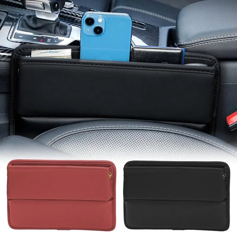 Car Seat Gap Filler Organizer Durable Waterproof PU Leather Car Seat Storage Box Universal Gap Filler For Phone Glasses Keys
Car Seat Gap Filler Organizer Durable Waterproof PU Leather Car Seat Storage Box Universal Gap Filler For Phone Glasses Keys