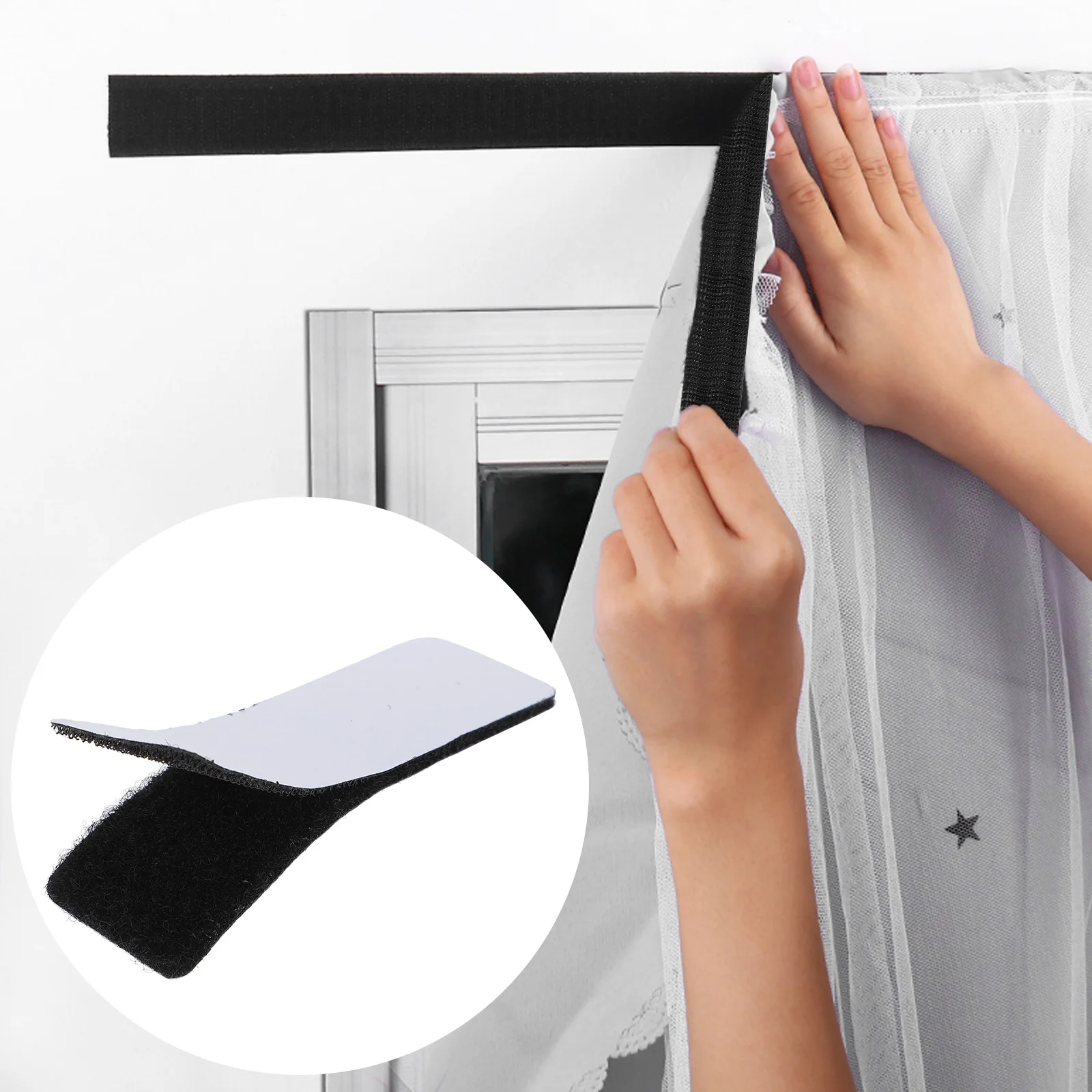 40 Pcs Strips Self Adhesive Strip Hook And Loop Tape Double-sided Sticky Strip For Hanging Home Office
40 Pcs Strips Self Adhesive Strip Hook And Loop Tape Double-sided Sticky Strip For Hanging Home Office
