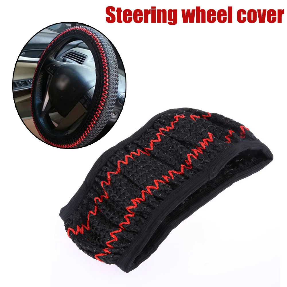 Universal Durable DIY 38mm Universal Car Steering Wheel Cover Ice Silk Non-slip Steering Wheel Cover Case Soft Clean Leather
Universal Durable DIY 38mm Universal Car Steering Wheel Cover Ice Silk Non-slip Steering Wheel Cover Case Soft Clean Leather