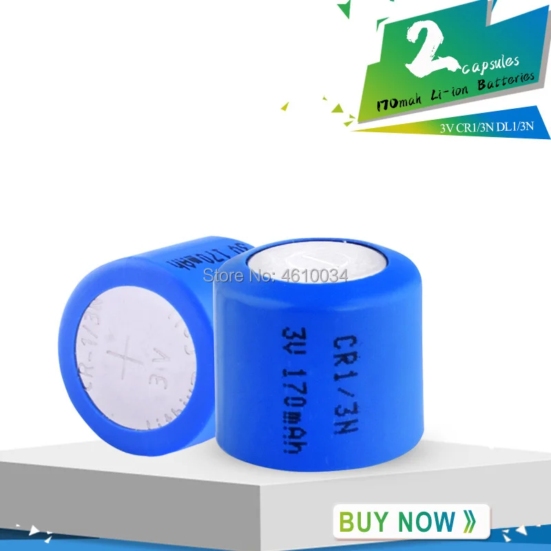 2pcs CR1/3N DL1/3N 3V primary Lithium battery DL1/3N CR1/3 1/3N CR13N 13N CR13 for Camera Locator Button Li-ion batteries
2pcs CR1/3N DL1/3N 3V primary Lithium battery DL1/3N CR1/3 1/3N CR13N 13N CR13 for Camera Locator Button Li-ion batteries