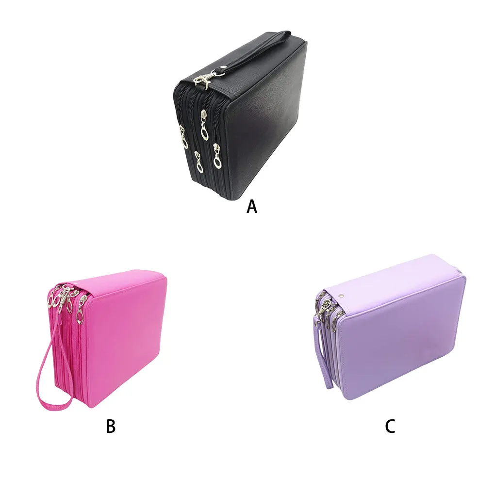 School Students Pencil Bag Home Office Pens Makeup Tool Large Capacity Storage Case 4 Layers Organizer Black 168 Holes
School Students Pencil Bag Home Office Pens Makeup Tool Large Capacity Storage Case 4 Layers Organizer Black 168 Holes