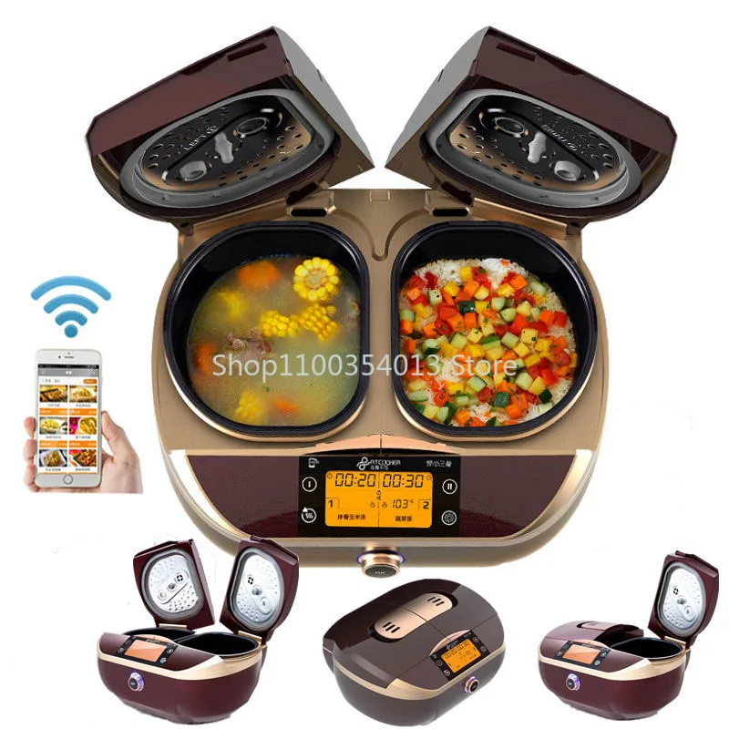 must have to cook Fitcooker Intelligent double door electric for household double bile electric cooker for cooking soup and rice
must have to cook Fitcooker Intelligent double door electric for household double bile electric cooker for cooking soup and rice
