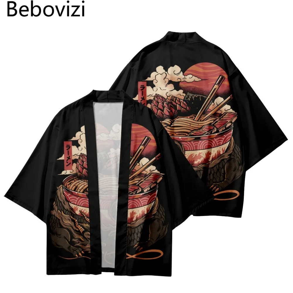 Streetwear Haori Dragon Noodles Print Traditional Japanese Cardigan Men Women Oversized Kimono Oversized Cosplay Yukata
Streetwear Haori Dragon Noodles Print Traditional Japanese Cardigan Men Women Oversized Kimono Oversized Cosplay Yukata